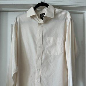 Men's Cream-Colored Dress Shirt